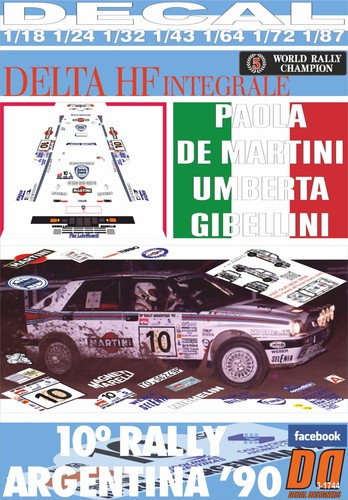 Decal lancia delta integrale - lancia,